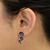 Sterling silver drop earrings, 'Dark Moon Shadows' - Handcrafted Oxidized Finish Sterling Silver Earrings