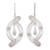 Sterling silver filigree earrings, 'Unison' - Peruvian Filigree Jewelry Sterling Silver Hook Earrings thumbail