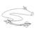 Halskette mit Anhänger aus Sterlingsilber - Moderne geometrische Halskette aus Sterlingsilber, handgefertigt
