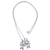 Sterling silver pendant necklace, 'My Stars' - 2 Silver Daughter Pendants on Sterling Silver Necklace (image 2b) thumbail