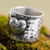 Sterling silver cocktail ring, 'Heartfelt Hug' - Heart Theme Handcrafted Andean Sterling Silver Ring thumbail