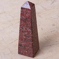 Featured review for Rhodochrosite obelisk, Lucky in Love