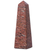 Rhodochrosite obelisk, 'Lucky in Love' - Peruvian Rhodochrosite Gemstone Obelisk Sculpture (image 2b) thumbail