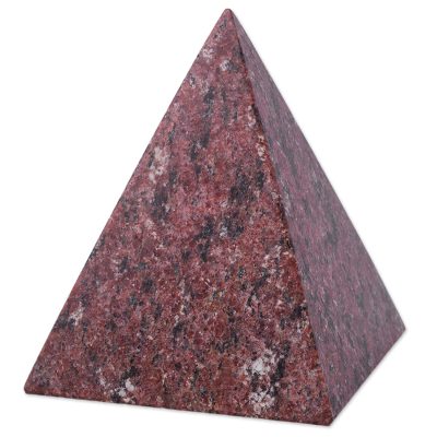 Rhodochrosite pyramid, 'Love Equilibrium' - Peruvian Rhodochrosite Pyramid Gemstone Sculpture