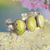 Serpentine cuff bracelet, 'Cool Oval Trio' - Handmade Sterling Silver and Serpentine Cuff Bracelet thumbail