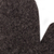 100% alpaca mittens, 'Grey Skies' - Hand Crafted Grey and White 100% Alpaca Reversible Mittens