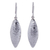 Sterling silver dangle earrings, 'Morning Dewdrops' - Modern Peruvian Hook Earrings Artisan Crafted 925 Jewelry (image 2a) thumbail