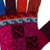 100% alpaca gloves, 'Peruvian Patchwork in Magenta' - Artisan Crafted 100% Alpaca Multi-Colored Gloves from Peru