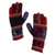 100% alpaca gloves, 'Bright Tradition' - Artisan Crafted 100% Alpaca Colorful Gloves from Peru thumbail