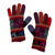 100% alpaca gloves, 'Bright Tradition' - Artisan Crafted 100% Alpaca Colorful Gloves from Peru (image 2b) thumbail