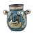 Copper and bronze decorative vase, 'Crying Cat' - Peru Tiahuanaco Culture Cat Vase in Copper and Bronze thumbail