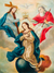 'Coronación de Nuestra Señora' - Arte Cristiano Religioso Colonial de la Coronación de Nuestra Señora