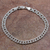 Men's sterling silver chain bracelet, 'Ancient Chain Mail' - Hand Crafted Men's Sterling Silver Chain Bracelet from Peru (image 2) thumbail