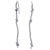Sterling silver drop earrings, 'Thrice Knotted' - 925 Sterling Silver Drop Earrings Artisan Crafted Jewellery