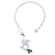 Chrysocolla pendant necklace, 'Emerging Petals' - Natural Chrysocolla Andean Sterling Silver Necklace (image 2a) thumbail