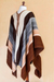 Men's 100% alpaca poncho, 'Andean Celebration' - Men's Andean 100% Alpaca Handwoven Poncho in Earth Shades (image 2f) thumbail