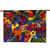 Wool tapestry, 'The Revelation' - Hand Woven Multicolored Abstract Wool Tapestry from Peru