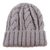 Alpaca blend hat, 'Interlaced Beauty' - Alpaca Blend Knit Hat in Dove Grey from Peru (image 2d) thumbail