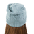 100% alpaca hat, 'Celadon Braid' - Knitted Unisex Watch Cap in Celadon 100% Alpaca from Peru (image 2d) thumbail
