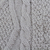 100% alpaca hat, 'Dove Grey Braid' - Knitted Unisex Watch Cap Dove Grey 100% Alpaca from Peru (image 2e) thumbail