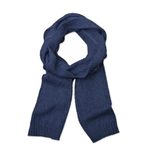 100% alpaca scarf, 'Antique Cable Knit' - Knitted Unisex Scarf in Azure 100% Alpaca from Peru