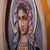 Cedar relief panel, 'Mary's Heart' - Virgin Mary's Heart Christian Wall Art Cedar Wood Panel (image 2b) thumbail