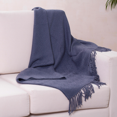 Throw blanket, Puno Traditions in Blue