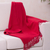 Throw blanket, 'Puno Traditions in Crimson' - Crimson Alpaca and Acrylic Blend Throw Blanket with Fringe thumbail