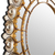 Mohena wood wall mirror, 'Peruvian Lily' - Antiqued Round Mohena Wood Wall Mirror from Peru (image 2e) thumbail