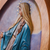 Reliefplatte aus Zedernholz - Wandrelief aus Zedernholz der Jungfrau Maria aus Peru