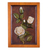 Cedar relief panel, 'The White Rose' - Handcrafted Cedar Wall Relief Panel of Roses from Peru thumbail