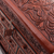 Cedar and leather jewelry box, 'Formidable Falcon' - Cedar and Leather Jewelry Box with Key from Peru (image 2c) thumbail