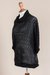Pullover sweater, 'Evening Flight in Black' - Black Pullover Sweater with Three Quarter Length Sleeves (image 2e) thumbail