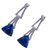 Lapis lazuli dangle earrings, 'Distant Mountains' - Lapis Lazuli Sterling Silver Triangle Dangle Earrings Peru (image 2e) thumbail