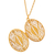 Gold plated filigree locket necklace, 'Valuable Secrets' - Gold Plated Sterling Silver Locket Pendant Necklace Peru