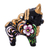 Ceramic figurine, 'Black Pucara Bull' - Hand Painted Floral Ceramic Bull in Black from Peru (image 2e) thumbail