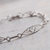 Sterling silver filigree link bracelet, 'Sweet Hearts' - Sterling Silver Filigree Heart Motif Link Bracelet from Peru (image 2b) thumbail
