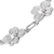 Sterling silver filigree link bracelet, 'Sparkling Flowers' - Sterling Silver Filigree Floral Link Bracelet from Peru (image 2d) thumbail