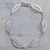 Sterling silver filigree link bracelet, 'Sparkling Crescents' - 925 Sterling Silver Filigree Oval Link Bracelet from Peru (image 2c) thumbail