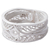 Silver filigree band ring, 'Heart of the Star' - 950 Silver Filigree Band Ring from Peru thumbail