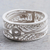 Silver filigree band ring, 'Heart of the Star' - 950 Silver Filigree Band Ring from Peru (image 2b) thumbail