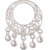 Silver filigree chandelier earrings, 'Sparkling Chandeliers' - 950 Silver Filigree Chandelier Earrings from Peru (image 2b) thumbail
