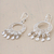 Silver filigree chandelier earrings, 'Sparkling Chandeliers' - 950 Silver Filigree Chandelier Earrings from Peru (image 2c) thumbail