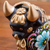 Ceramic figurine, 'Big Colorful Pucara Bull' - Hand Painted Ceramic Bull with Floral Motifs from Peru (image 2c) thumbail