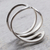 Sterling silver band ring, 'Sky Curves' - Peruvian Jewelry High Polish Sterling Silver Band Ring (image 2c) thumbail