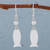 Pendientes colgantes de plata de ley - Aretes de Pescado en Plata de Ley de Peruana Animal Jewelry