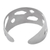 Sterling silver cuff bracelet, 'Parallel Universe' - 925 Sterling Silver Modern Cuff Bracelet from Peru (image 2e) thumbail