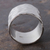 Sterling silver band ring, 'Infinity Terrain' - Sterling Silver Hammered Band Ring From Peru (image 2b) thumbail