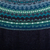 Kunstgestrickter Alpakapullover - Marineblauer gemusterter peruanischer Pullover aus 100 % Alpaka