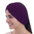 Ohrenwärmer-Stirnband aus Alpakamischung, „Boysenberry Purple“ - Trendiger Ohrenwärmer in Boysenberry-Farbe aus Alpaka-Mischgewebe